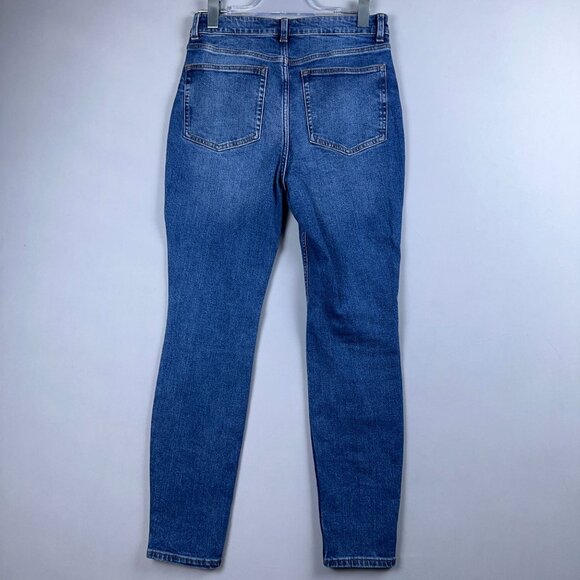 H&M Skinny Jeans Womens Size 8 Slim Fit Mid Rise Medium Wash Blue - Picture 2 of 13